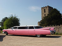 Leicester Pink cadillac Limousine